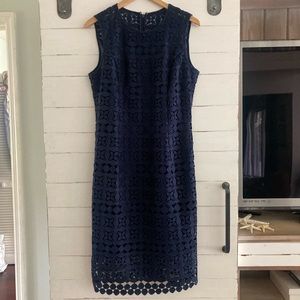 White House Black Market Navy Dress